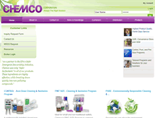 Tablet Screenshot of chemco.net