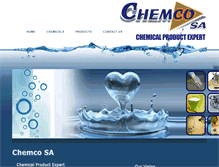 Tablet Screenshot of chemco.co.za